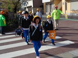 今日の集団登校