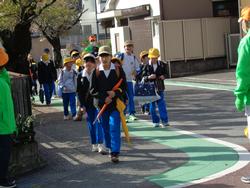 今日の集団登校