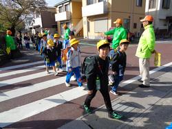今日の集団登校
