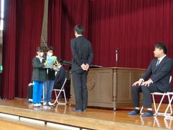 離任式の様子