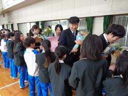 離任式の様子
