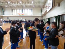 離任式の様子