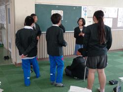 放送委員会の活動の様子