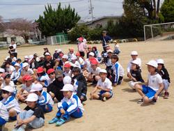 大型車左折巻き込み実験教室の様子