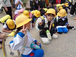 1年生下校の様子