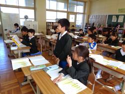 2年生国語の授業