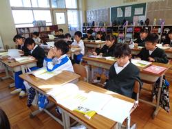 2年生国語の授業