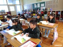 2年生国語の授業