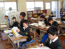 2年生国語の授業