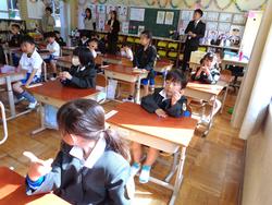 入学してから1週間の1年生