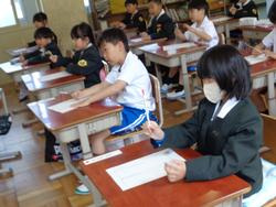 入学してから1週間の1年生