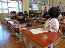 入学してから1週間の1年生