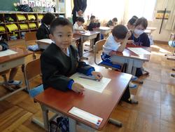 入学してから1週間の1年生