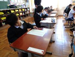 入学してから1週間の1年生