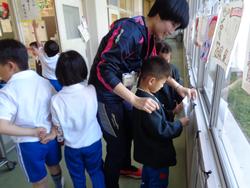 入学してから1週間の1年生