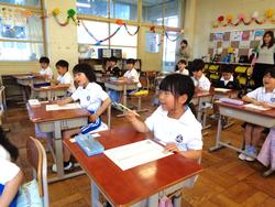 入学してから1週間の1年生