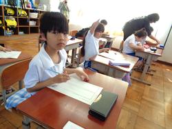 入学してから1週間の1年生