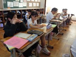 4年生理科の授業