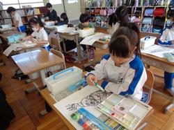 2年生図工の授業