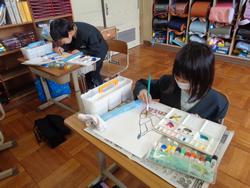 2年生図工の授業