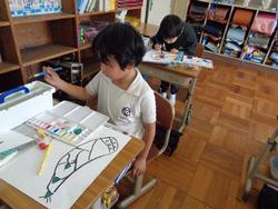 2年生図工の授業