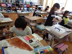 2年生図工の授業