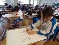 5年生図工の授業