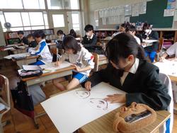 5年生図工の授業