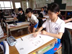 5年生図工の授業