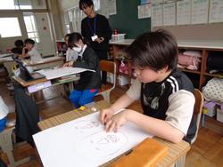 5年生図工の授業