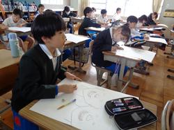 5年生図工の授業