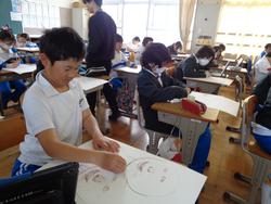 5年生図工の授業