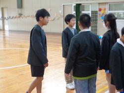 1年生を送る会の様子