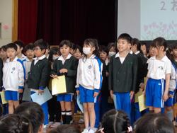 2年生からの贈り物