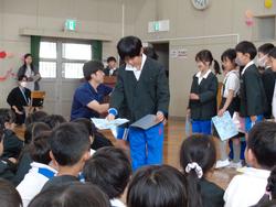 2年生からの贈り物