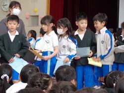 2年生からの贈り物