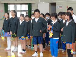 4年生からの贈り物