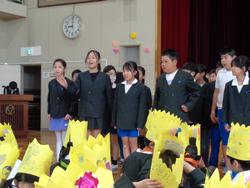 4年生からの贈り物