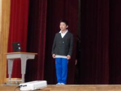 6年生からの贈り物