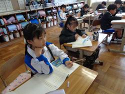 3年生国語の授業