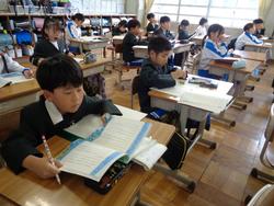 3年生国語の授業