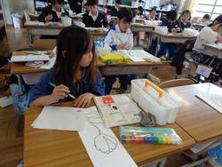 3年生図工の授業