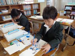 3年生図工の授業