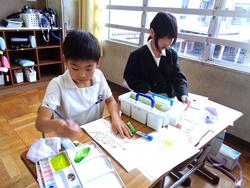 3年生図工の授業