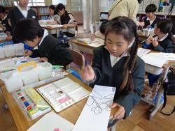 3年生図工の授業