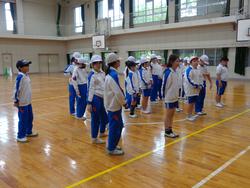 5年生体育の授業