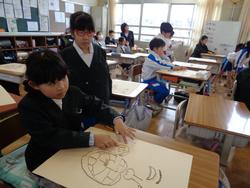 4年生図工の授業