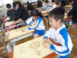 4年生図工の授業