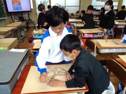 4年生図工の授業