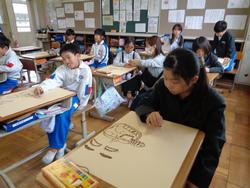 4年生図工の授業